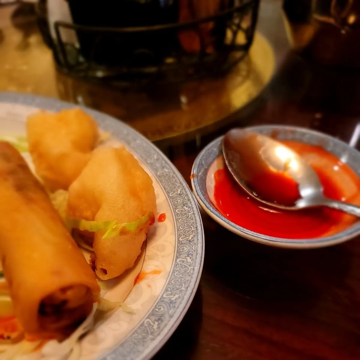 春 卷 egg rolls 4 veg